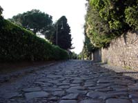 il selciato della antica via Appia