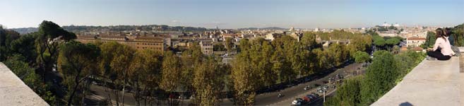 Vista dal Giardino degli Aranci