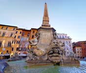 Fontana della rotonda - visione del totale