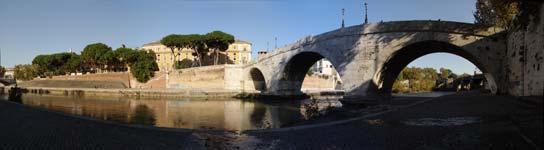 Isola Tiberina e ponte Cestio