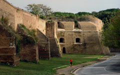 Mura Aureliane - il bastione del Sangallo