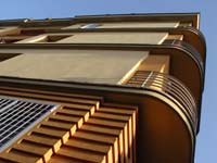 dettaglio palazzina residenziale in via Lima 4